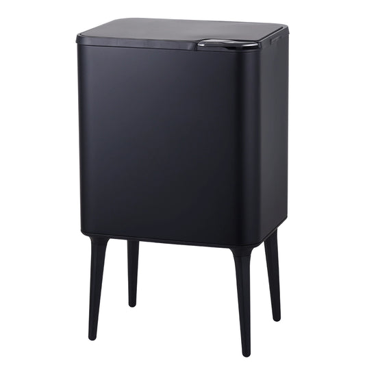 פח אשפה מעוצב 33 ליטר נפתח בלחיצה עם פח פנימי נשלף